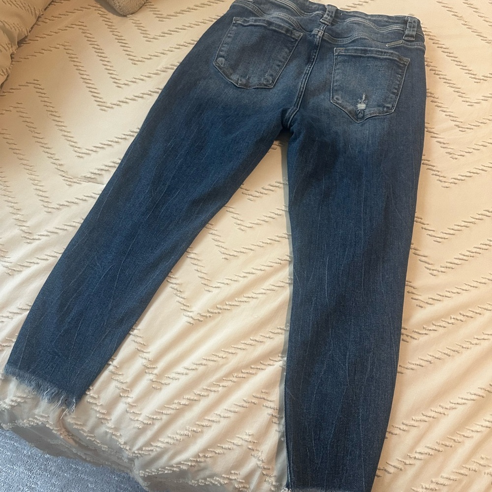 Distressed Blue Jeans - Picture 5 of 8